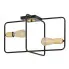 Czarna nowoczesna lampa sufitowa D064-Rokka