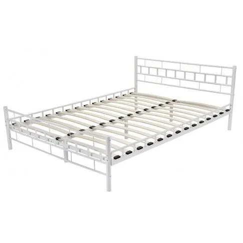 Zdjęcie produktu Łóżko metalowe białe Dexos 180x200.