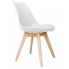 Białe krzesło skandynawskie Sarmel 2X