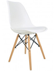Białe krzesło młodzieżowe - Omaron 2X w sklepie Edinos.pl