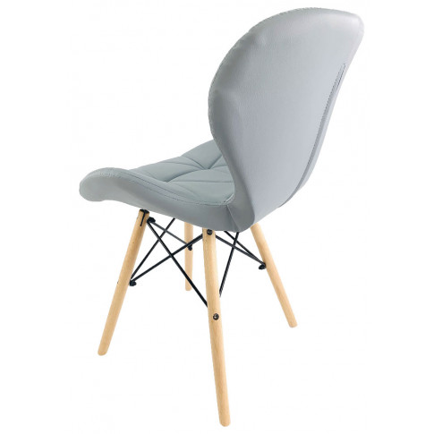 Krzesło z ekoskóry do salonu Ksenin 2X