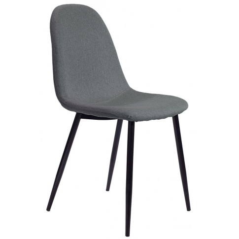 Ciemnoszare krzesło tapicerowane Jalons 2X