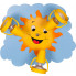 Plafon dla dzieci słoneczko na chmurce S215-Helis