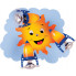 Dziecięca lampa sufitowa słońce S218-Gerian