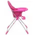 Nowoczesne różowe krzesełko dziecięce Hikko