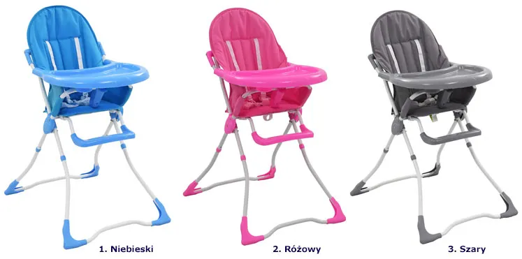 Regulowane krzesełko do karmienia EYM