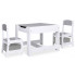 Szary wielofunkcyjny stolik z krzesłami dla dzieci - Tippo