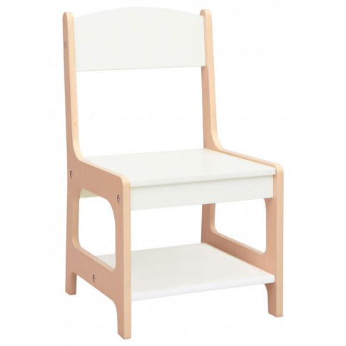 Białe krzesło do pokoju dziecięcego Tippo