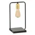 Czarna industrialna lampka nocna D068-Rokka