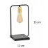 Wymiary lampki nocnej w stylu loftowym D068-Rokka