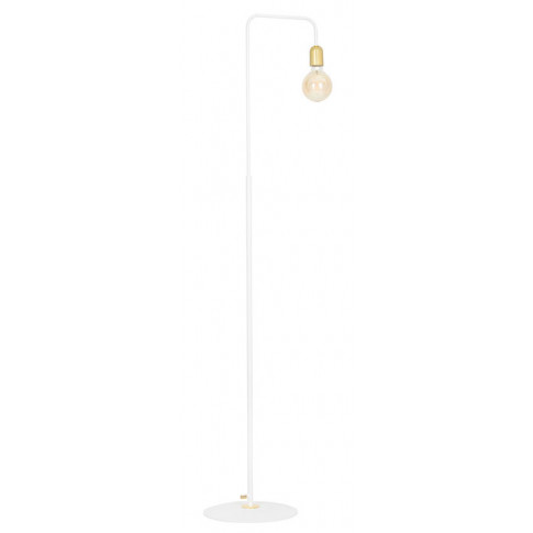Biała nowoczesna loftowa lampa podłogowa D-069-Rokka