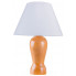 Klasyczna lampka nocna drewniana z abażurem w kolorze buk S225-Revia
