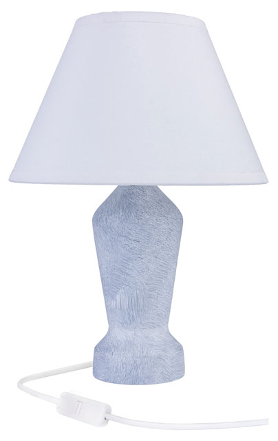 Klasyczna lampka nocna z drewna imitacja marmuru T879-Renzo