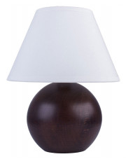 Drewniana lampka do sypialni wenge - S226-Migra w sklepie Edinos.pl