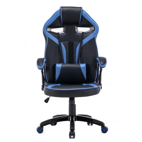 Nowoczesny niebieski fotel dla gracza Dexero