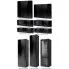 Szczegółowe zdjęcie nr 4 produktu Lakierowana szafka Vomes 9X - czarny połysk