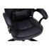 Czarny fotel dla graczy tapicerowany Dexero