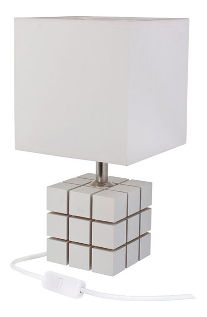 Nowoczesna lampka stołowa kostka Rubika S230-Revila
