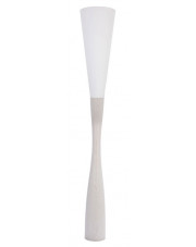 Biała minimalistyczna lampa stojąca z drewna - S231-Persa w sklepie Edinos.pl