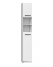 Biała nowoczesna szafka łazienkowa - Dromos