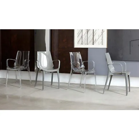 Krzesło Monteo transparentne nowoczesne