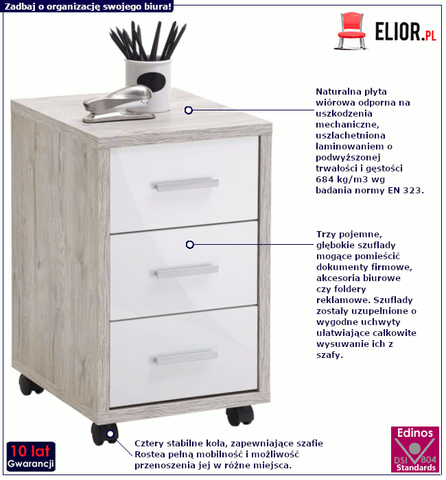 Szafa Morivo: infografika