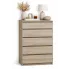 Zdjęcie produktu Komoda z szufladami dąb sonoma - Selis.