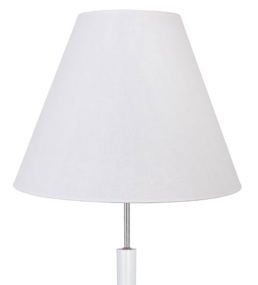Biała minimalistyczna drewniana lampa stojąca L613-Noria