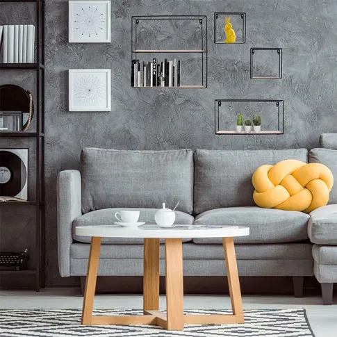 Loftowy zestaw półek Moxy designerski