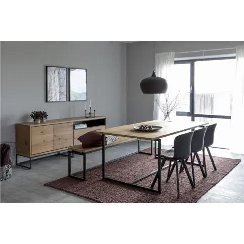 Dębowa komoda Tomla 3X do salonu