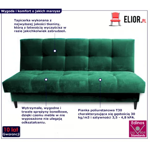 Kanapa z przeszyciami Eleonor