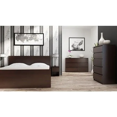 Zdjęcie minimalistyczna komoda wenge Nala 120 cm | Edinos.pl