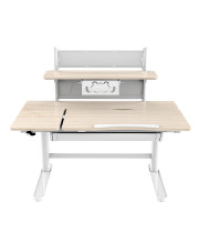 Białe biurko elektryczne - Tobiso 3X