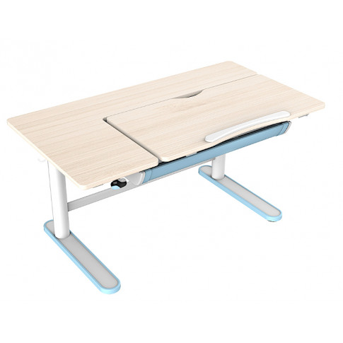 Nowoczesne niebieskie biurko Tobiso 3X
