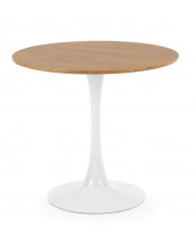 Stół z białą stalową nogą - Martela