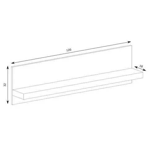 wymiary półki Dagna 12X