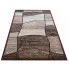 Brązowy dywan w geometryczne wzory - Pertis