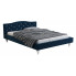 Pikowane łóżko w stylu glamour Krispi