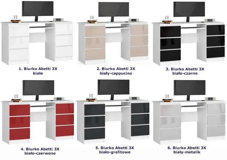 Kolory biurek Wextis 3X