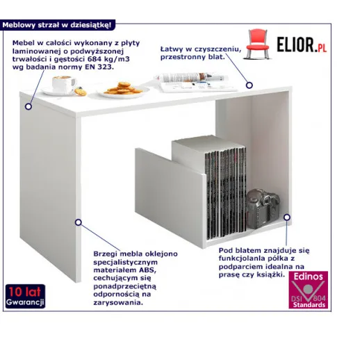 Stolik z półką Roster