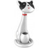 Czarno-biała lampka biurkowa dziecięca kotek S248-Kermis