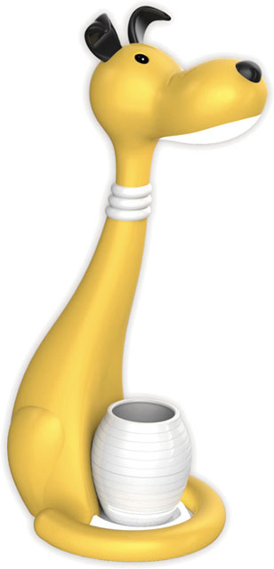 Lampka dziecięca LED z pojemnikiem biurkowa piesek S249-Altea