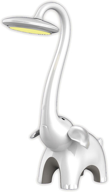 Biała lampka dziecięca słonik dotykowa S251-Fensi