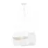 Biała wisząca lampa w stylu nowoczesnym D074-Dastra