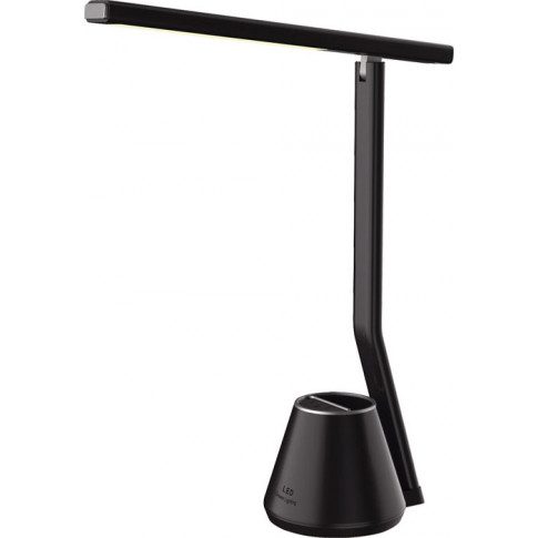 Czarna nowoczesna lampka młodzieżowa na biurko S253-Defis