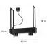 Wymiary czarnej lampy sufitowej D075-Gambi