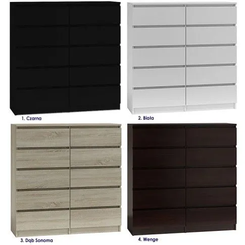 Szczegółowe zdjęcie nr 4 produktu Komoda Noel 2X 140 cm - dąb sonoma