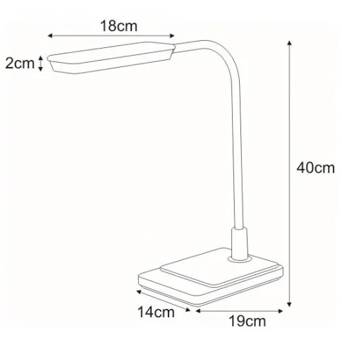 Wymiary lampki S256-Sabita