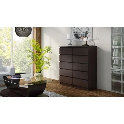 Zdjęcie komoda do salonu wenge Noel 120 cm | Edinos.pl