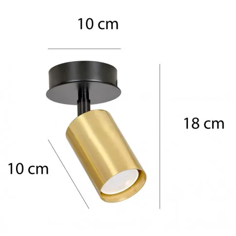 Wymiary nowoczesnej lampy sufitowej D082-Apris